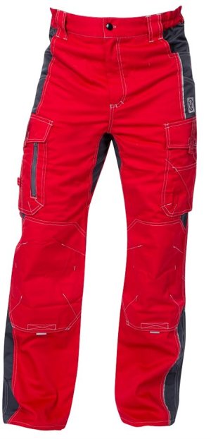 Spodnie robocze do pasa VISION ARDON czerwone