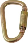 Karabińczyk stalowy z blokadą 982 atrzaśnik Irudek- 22mm