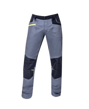 Spodnie robocze 4x Stretch szare - komfortowe i bardzo wytrzymałe