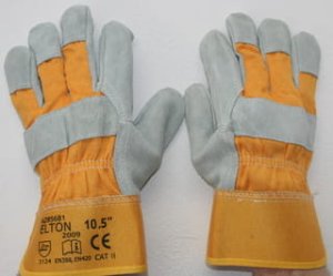 Rękawice robocze ELTON wzmacniane skórą ARD