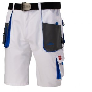 Spodnie robocze do pasa krótkie CLASSIC białe 