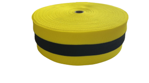 Taśma BHP ostrz.grodzen 78mm x 100m żółto/czarna