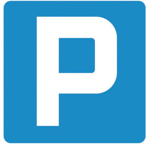  Znak "Parking" z płyty PCV  330x330