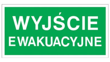 Znak Wyjście Ewakuacyjne Z-2E-FS-200x400