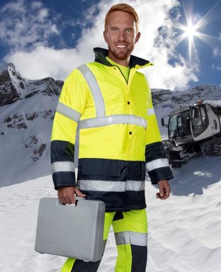 Kurtka ostrzegawcza REF601 żólto-granat ARDON - zdjęcie 2