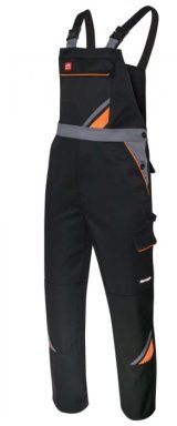 Spodnie robocze ogrodniczki PROFESSIONAL black