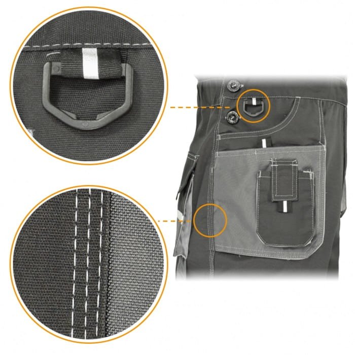 Spodnie robocze ogrodniczki EUROCLASSIC r.48-9146