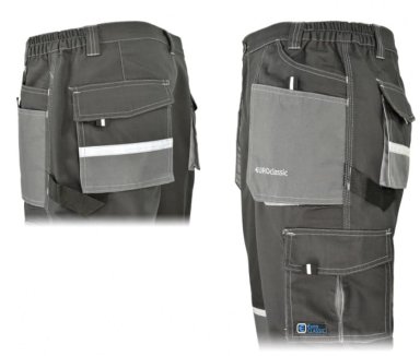 Spodnie robocze do pasa EUROCLASSIC - zdjęcie 2