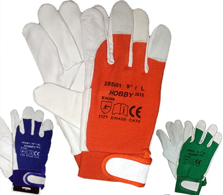 Rękawiczki robocze Hobby wzm. skórą licową ARDON - zdjęcie 7