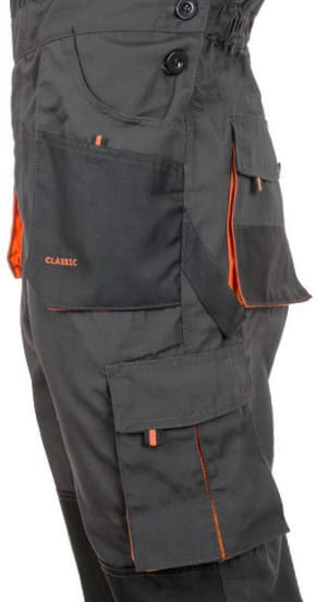 Spodnie robocze ogrodniczki CLASSIC - zdjęcie 8