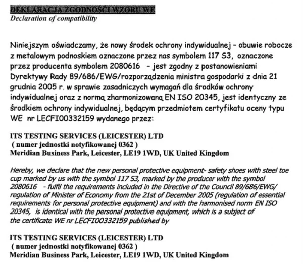 Buty robocze trzewiki URGENT 117 spawal. S3 - zdjęcie 12