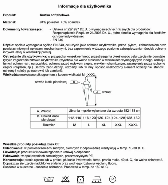 Kurtka Softshell Urgent ostrzegawcza żółta i pomarańczowa - zdjęcie 10