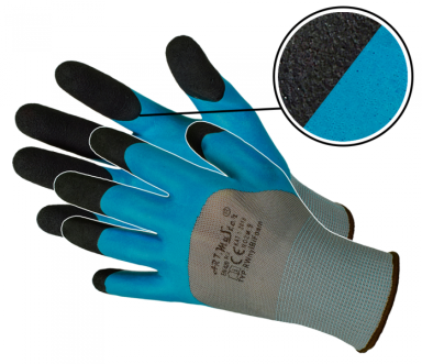 Rękawiczki robocze powlekane latekS RWNYLBI FOAM