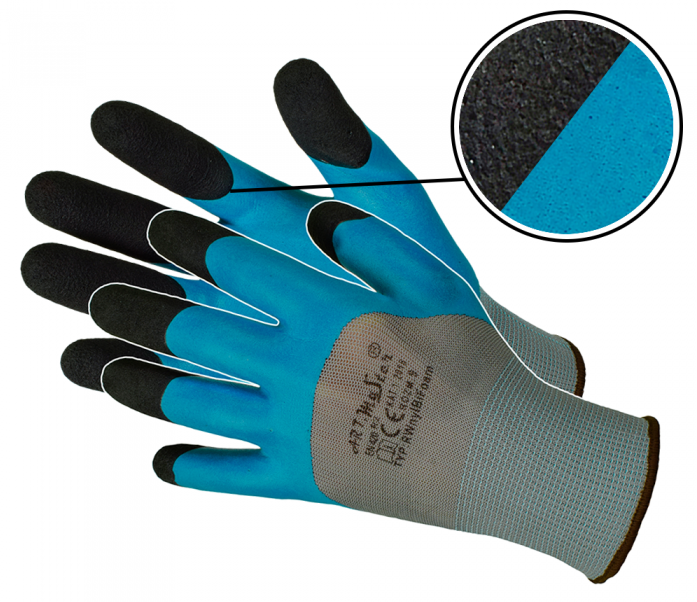 Rękawice robocze powlekane latekS RWNYLBI FOAM 10-9833