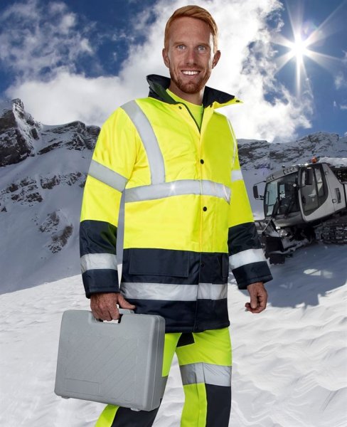 Kurtka ostrzegawcza REF601 żólto-granat ARDON - zdjęcie 8