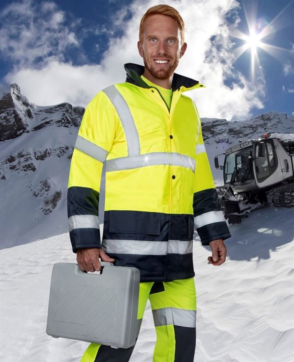 Kurtka ostrzegawcza REF601 żólto-granat ARD r.XXL-8665