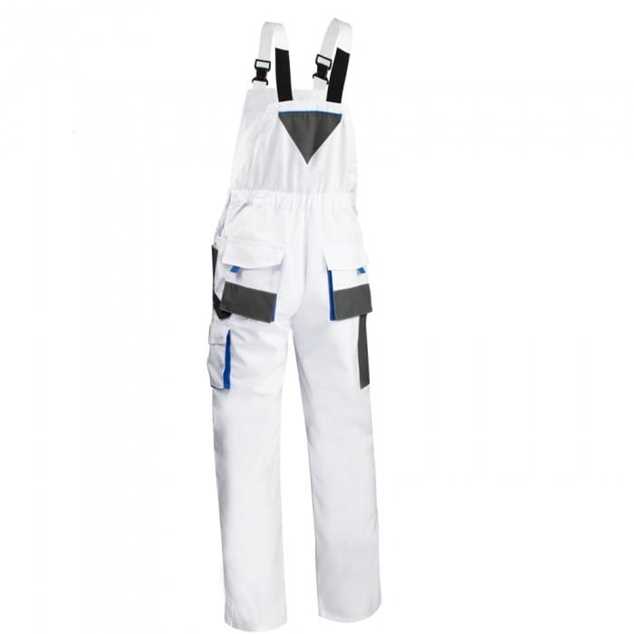 Spodnie robocze ogrodniczki CLASSIC białe r.54-9257