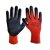 Rękawiczki robocze powlekane lateksem L2001 RED