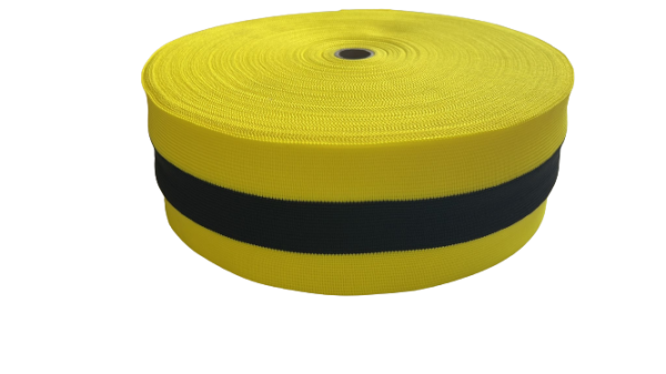 Taśma BHP ostrz.grodzen 78mm x 100m żółto/czarna