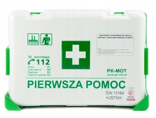 Apteczka z wyposażeniem BD DIN 13164 z wieszakiem - zdjęcie 7
