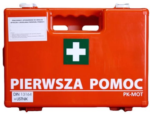 Zestaw mały dla firm Apteczka K-10, Gaśnica 2kg, Instrukcje BHP - zdjęcie 2