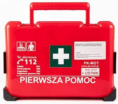 Duży zestaw BHP dla firm Apteczka BD2, Gaśnica 6kg, Znaki - zdjęcie 2