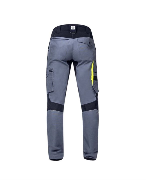 Spodnie robocze 4x Stretch szare - komfortowe i bardzo wytrzymałe - zdjęcie 4