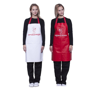 Fartuch wodoodporny wz.107 z nadrukiem Smacznego