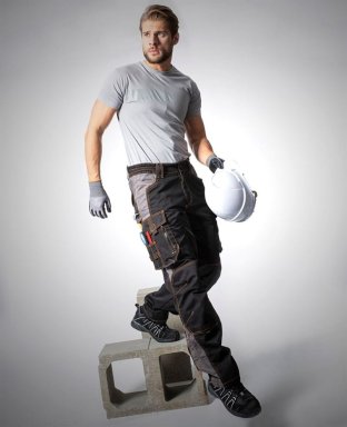 Spodnie robocze do pasa VISION ARDON czarne