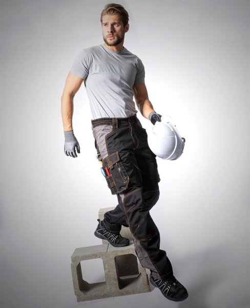 Spodnie robocze do pasa VISION ARDON czarne