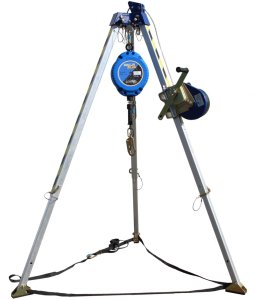 IRUDEK zestaw TRIP10 - Trójnóg, Wyciągarka, Urządzenie samohamowne o dł 7,5m