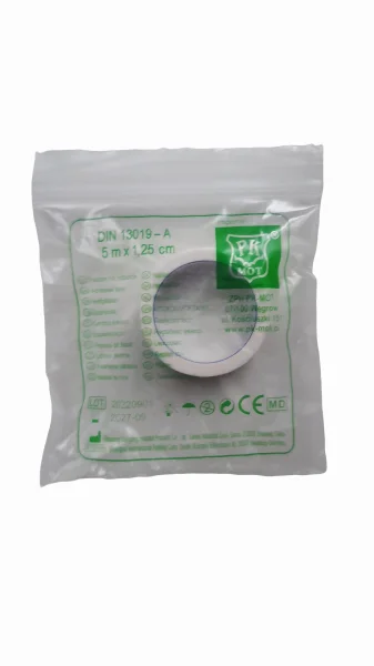 Plaster na Szpulce 1,25 cm x 5 m na Wypadek Nagłych Potrzeb - zdjęcie 3