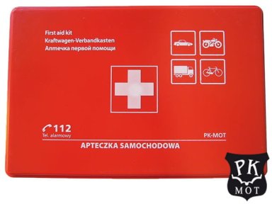 Apteczka AS MINI S6 z wyposażeniem + 14 Plastrów - kompaktowy zestaw pierwszej pomocy. - zdjęcie 2