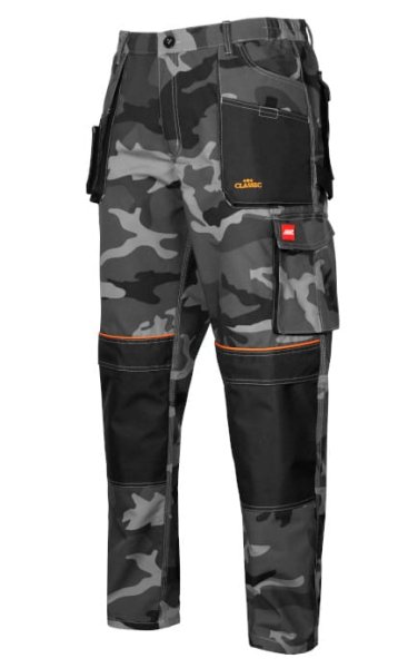 Spodnie robocze moro CAMOU - komfortowe i funkcjonalne