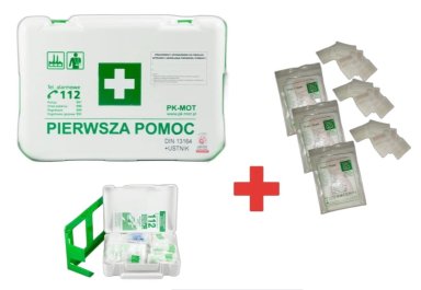 Zestaw Apteczka BD Przenośna + 42 Plastry - Kompleksowe Zabezpieczenie w Nagłych Wypadkach