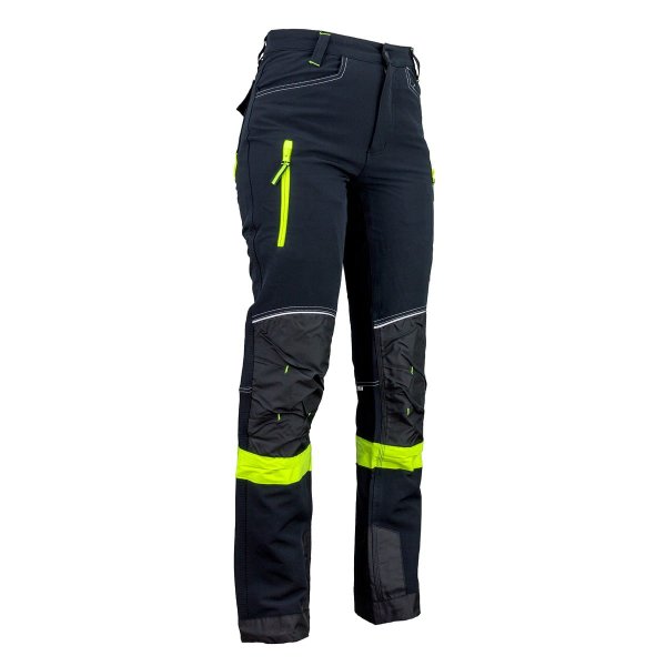 Spodnie Robocze Softshell URG 719 z Elementami Odblaskowymi: Wiatro i Wodoodporne - zdjęcie 3