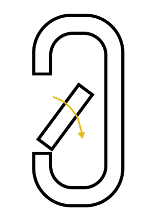 IRUDEK Karabińczyk Stalowy, Zatrzaśnik 308INOX – Gwintowane Zamknięcie - zdjęcie 3