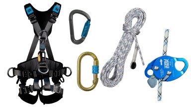 IRUDEK Zestaw do pracy na dachu Premium (różne długości liny) - Dostępne Długości: 10 m, 20 m, 30 m, 40 m, 50 m.