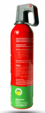 Spray Gaśniczy 750 ml – Do Baterii Litowo-Jonowych i Urządzeń Mobilnych - zdjęcie 7