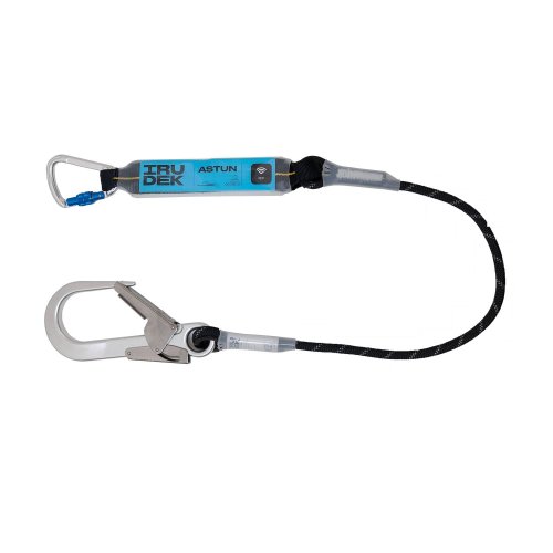 IRUDEK Lonża bezpieczeństwa ASTUN 372 140HSA z amortyzatorem i zatrzaśnikami aluminiowymi