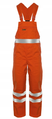 Ogrodniczki Robocze Odblaskowe CEZAR – Profesjonalne spodnie ostrzegawcze