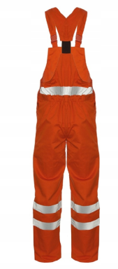 Ogrodniczki Robocze Odblaskowe CEZAR – Profesjonalne spodnie ostrzegawcze - zdjęcie 2