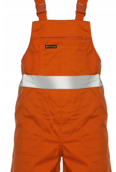 Ogrodniczki Robocze Odblaskowe CEZAR – Profesjonalne spodnie ostrzegawcze - zdjęcie 6