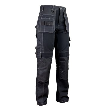 Spodnie robocze URGENT 712 – poliester + spandex, odporne na rozdarcia - zdjęcie 2