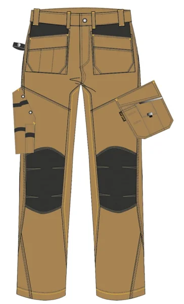 Spodnie robocze URGENT URG-B do pasa – wzmocnione kolana i kieszenie - zdjęcie 3