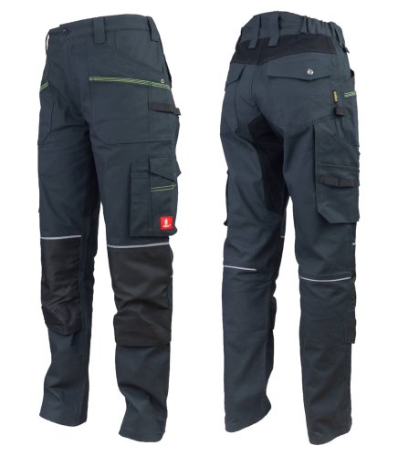 Spodnie do pasa robocze URG-S3 – wzmocnione potrójne szwy, kieszenie na nakolanniki