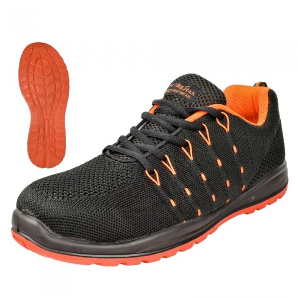 Buty robocze BTEX S1P – antyelektrostatyczne, PU/PU, komfortowe