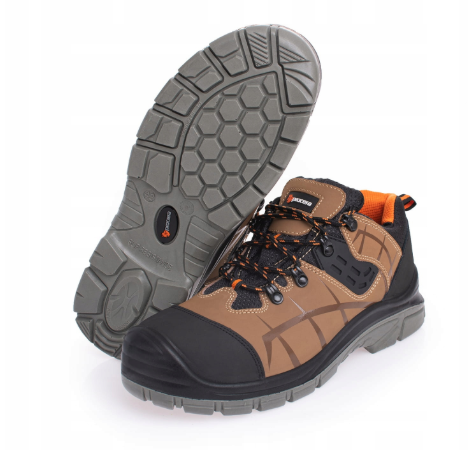 Półbuty robocze MARRONE S3 SRC – nubukowe, stalowy podnosek, antyprzebiciowe - zdjęcie 2