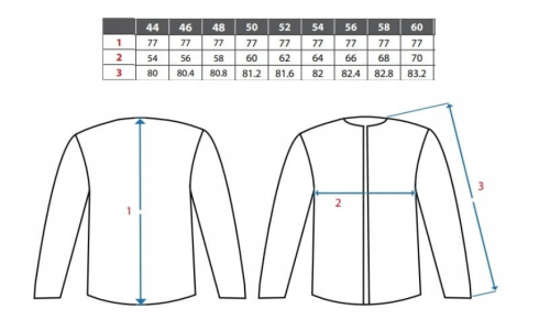 Bluza kucharska Radim 100% bawełna – dwurzędowa, biała, certyfikat OEKO-TEX® - zdjęcie 2