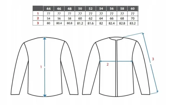 Bluza kucharska Radim 100% bawełna – dwurzędowa, biała, certyfikat OEKO-TEX® - zdjęcie 2